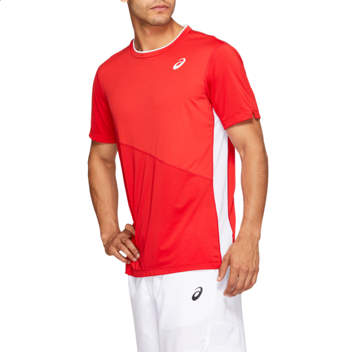 ASICS Club M SS Classic Red